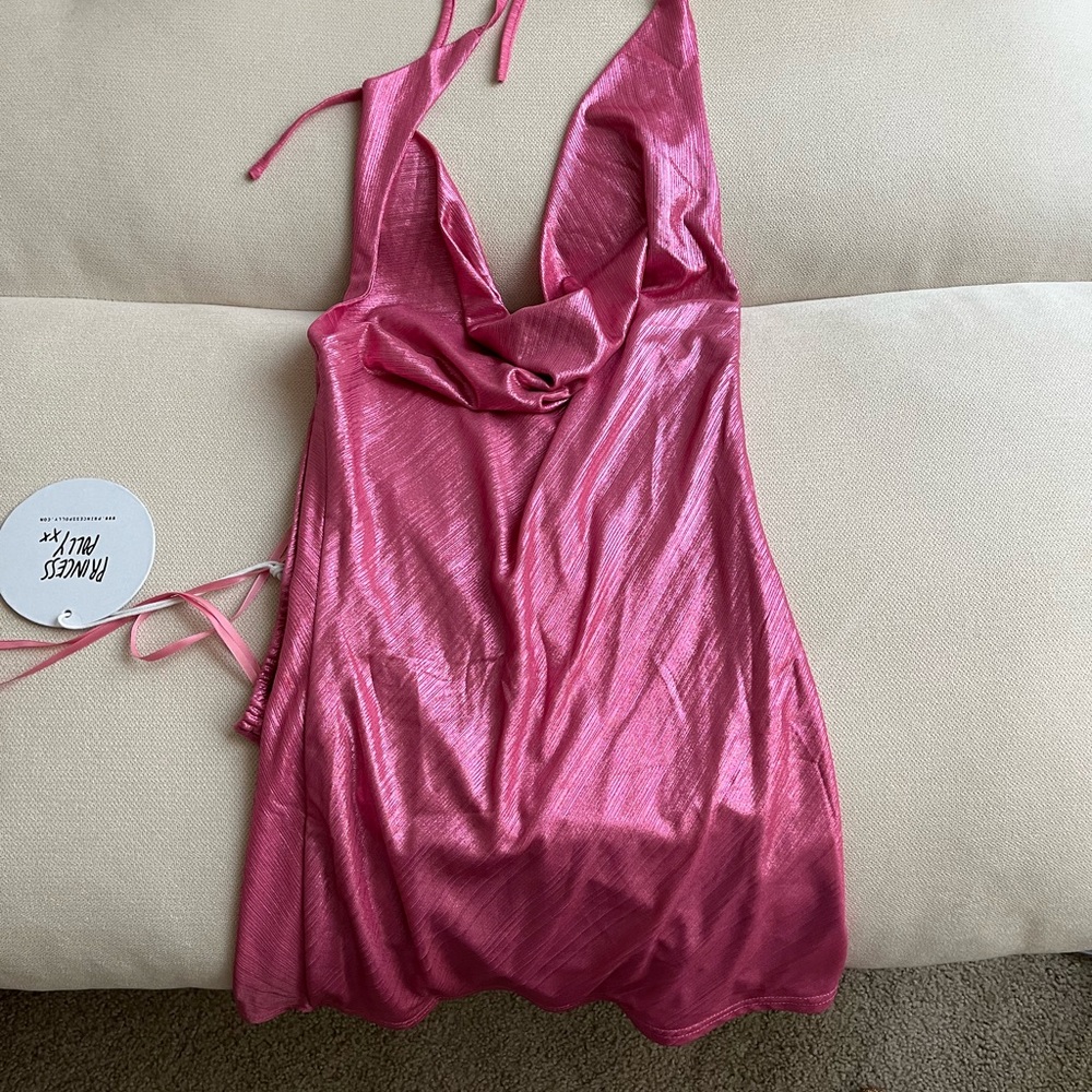 Princess Polly born to be wild mini dress in pink size XS